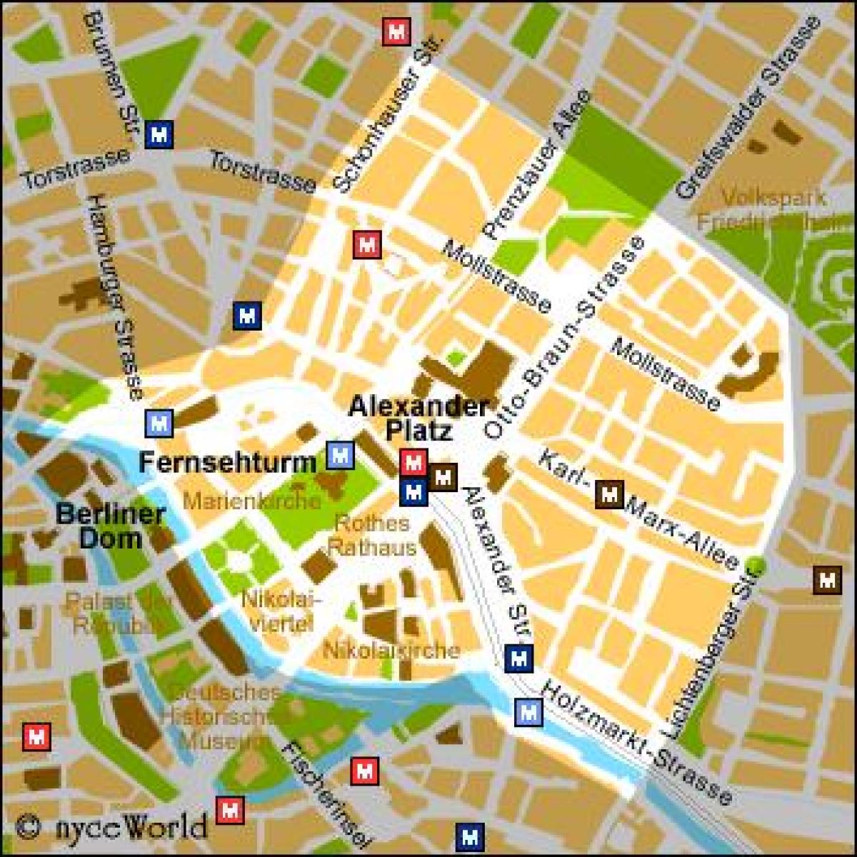 map of alexanderplatz berlin