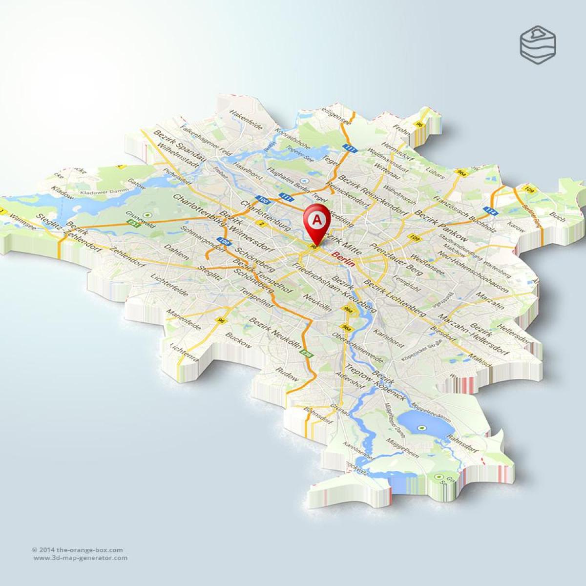 map of berlin 3d