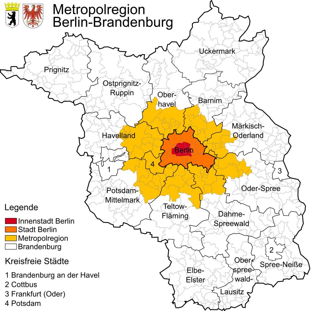 map of berlin region