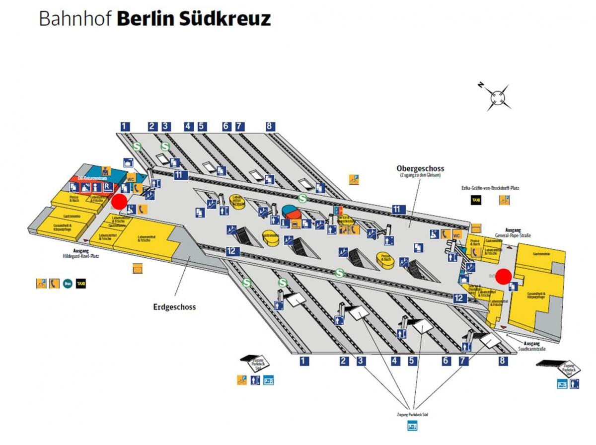 map of berlin südkreuz