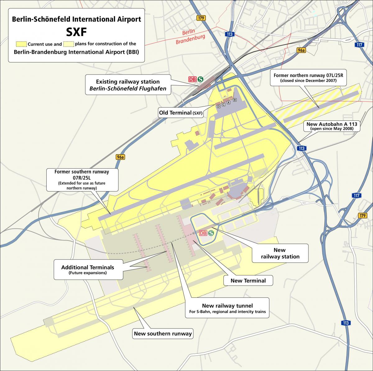 berlin schoenefeld airport map
