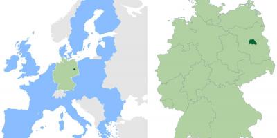Berlin location on world map