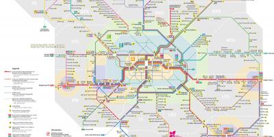 Map of berlin regional train 
