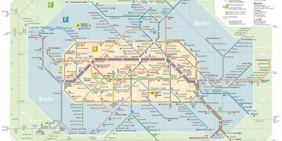 Berlin public transport map