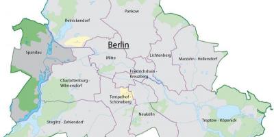 Map of spandau berlin