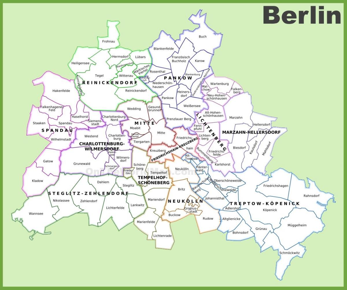 berlin districts map