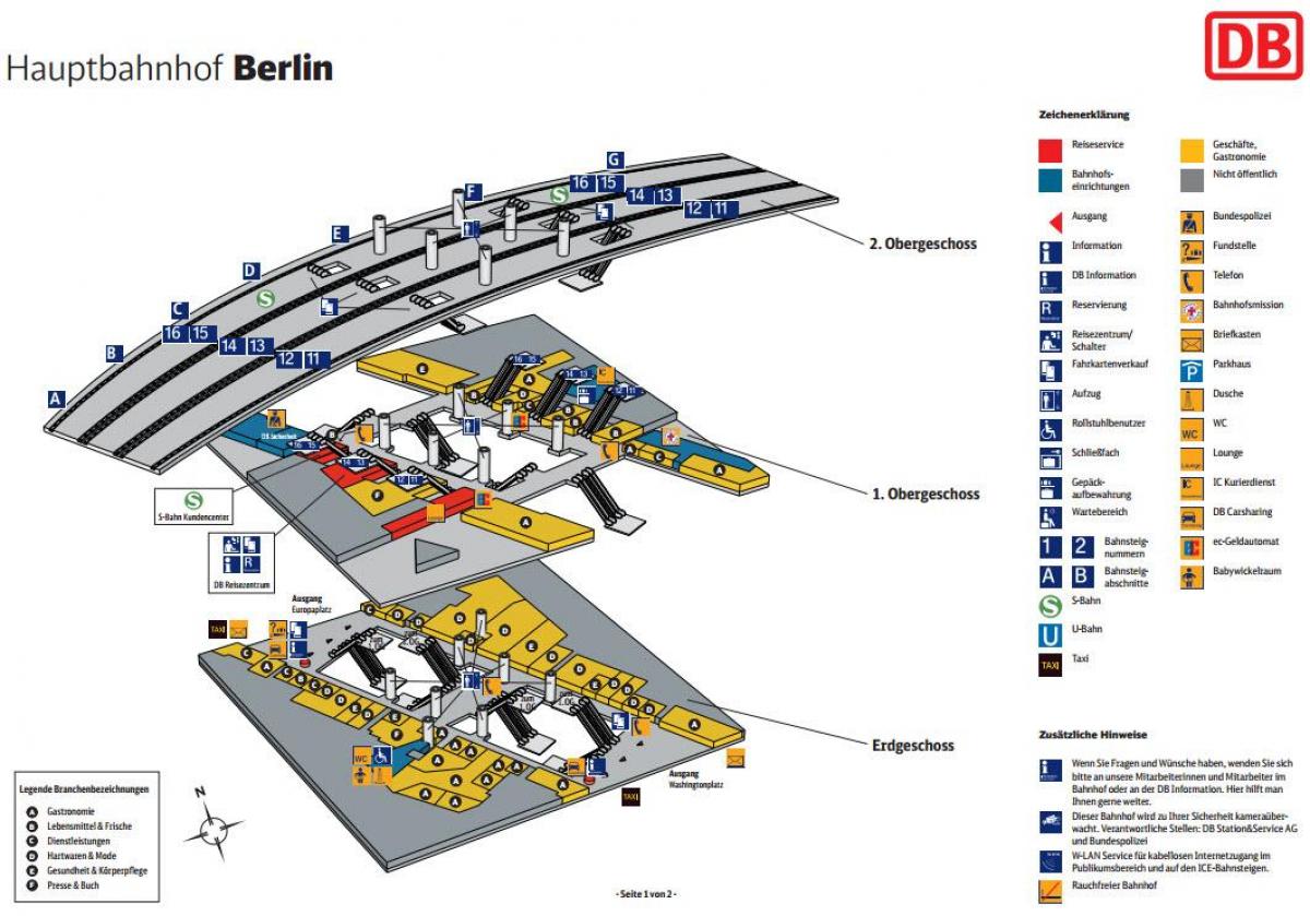 Berlin Hbf Map 