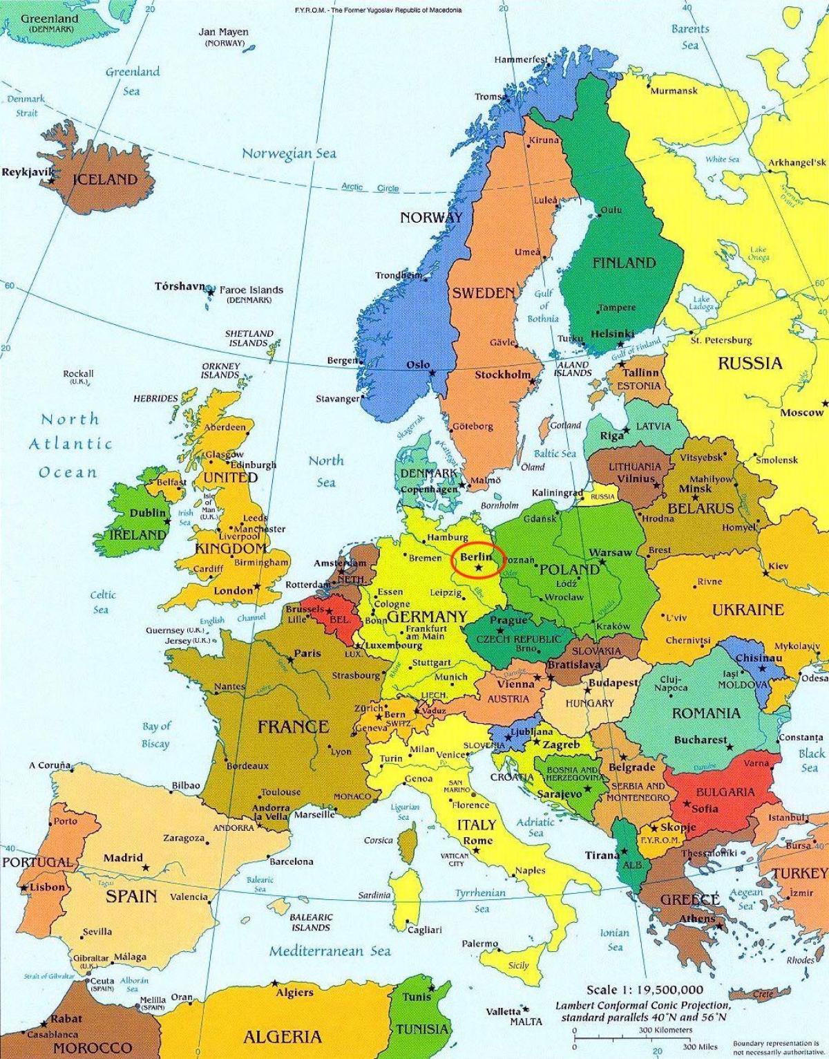 map of berlin map europe