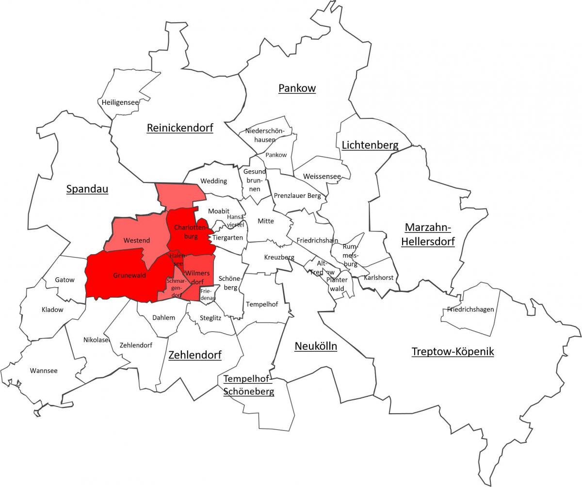 map of charlottenburg berlin