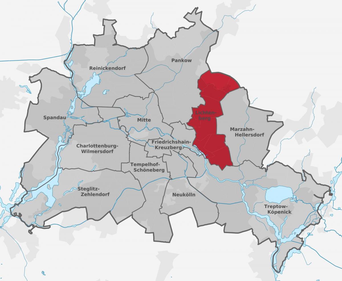 map of lichtenberg berlin