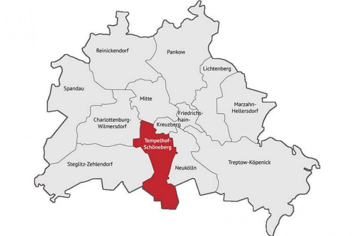 map of schoeneberg berlin