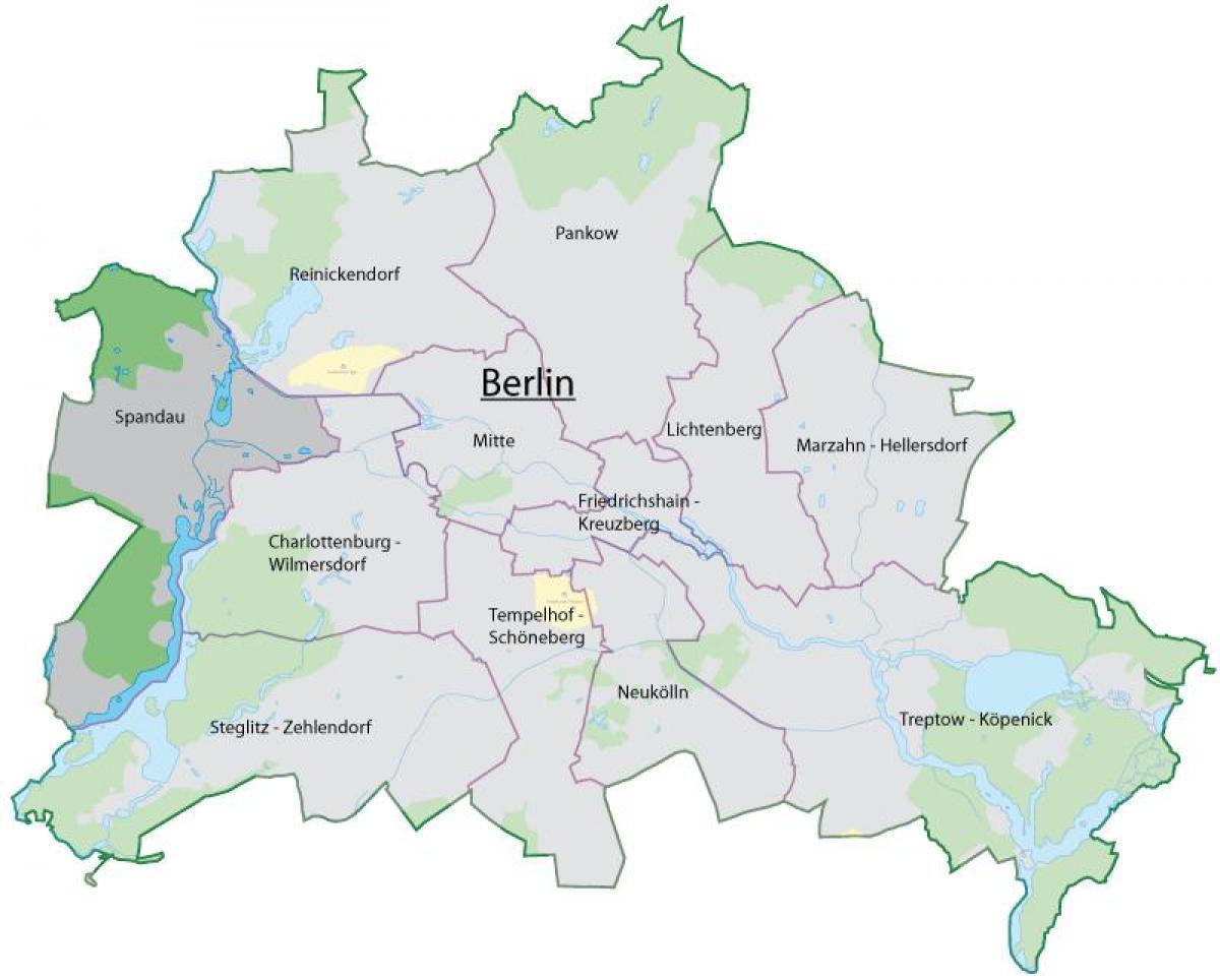 map of spandau berlin