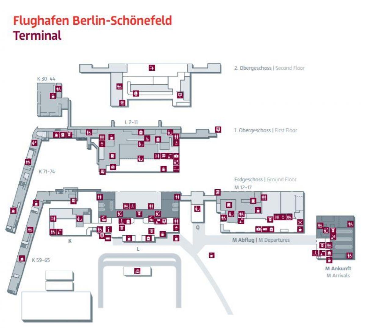 berlin sxf airport map