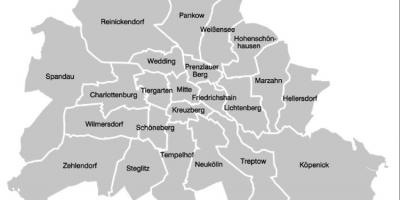 Berlin neighborhoods map