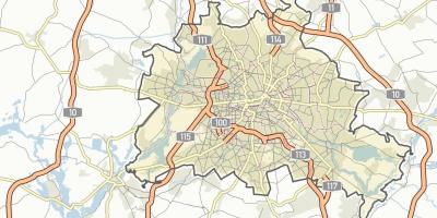Street map of berlin germany