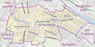 Berlin kreuzberg map