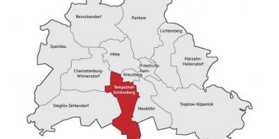 Map of schoeneberg berlin